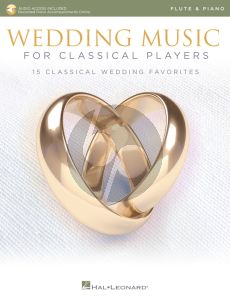Wedding Music for Classical Players – Flute and Piano (Book with Audio online)