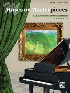 Rollin Museum Masterpieces Book 4 Piano Solo (8 Piano Solos Inspired by Great Works of Art) (Late Intermediate)