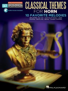 Classical Themes for Horn (10 Monumental Hits) (Book with Audio online)
