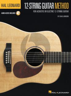 Johnson Hal Leonard 12-String Guitar Method (Book with Audio online)