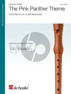 Mancini The Pink Panther Theme 4 Recorders (SATB) (Score/Parts) (transcr. Ralf Bienioschek)