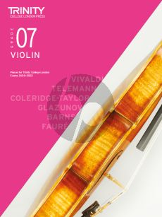 Trinity Violin Exam Pieces 2020-2023 Grade 7 (Violin-Piano)