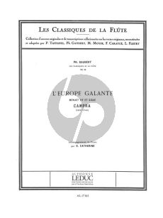 Campra L'Europe Galante - Menuet et Gigue Flute and Piano