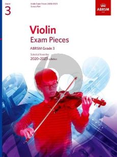 Album Violin Exam Pieces 2020-2023, ABRSM Grade 3 Violin and Piano