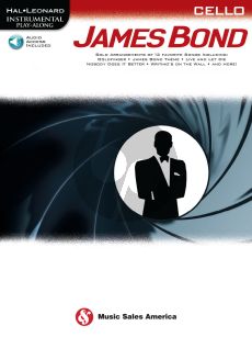 James Bond for Cello Instrumental Play-Along (Book with Audio online)