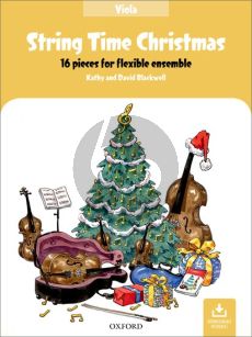 Blackwell String Time Christmas for Flexible Ensembe Viola Part (16 Pieces with Downloadable Resources)