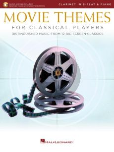 Movie Themes for Classical Players – Clarinet and Piano (Book with Audio online)