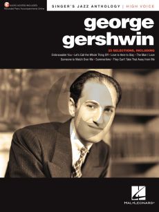 George Gershwin Singer's Jazz Anthology High Voice (with Recorded Piano Accompaniments Online)