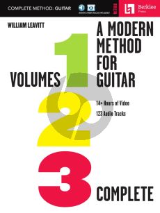 Leavitt A Modern Method Guitar (Vol.1 - 2 - 3 Complete) (with 14+ Hours of Video and 123 Audio Tracks online)