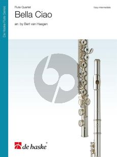 Bella Ciao 4 Flutes (Score/Parts) (arr. Bert van Hagen)