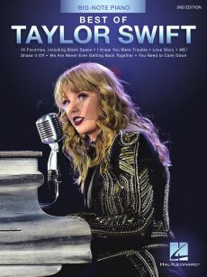 Best of Taylor Swift Big Note Piano (2nd Edition)