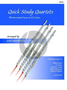 Nishimura Quick Study Quartets for Flute Quartet (Score/Parts)