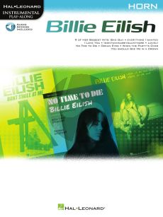 Billie Eilish Horn Instrumental Play-Along Pack (Book with Audio online)