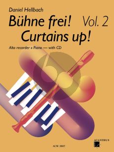 Hellbach Curtains UP! Vol.2 for Treble Recorder and Piano Bk-CD