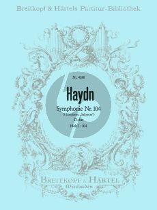 Haydn Symphonie No.104 D-dur Hob.I:104 Orchester Partitur
