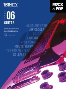 Album Trinity Rock & Pop 2018 Guitar Grade 6 Book with Audio Online