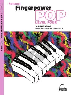 Schaum Fingerpower Pop – Level 4 Piano solo (10 Piano Solos with Technique Warm-Ups) (edited by James Poteat)