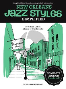 Gillock Simplified New Orleans Jazz Styles for Piano – Complete Edition (edited by Glenda Austin)