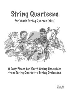 String Quarteens for Youth String Quartet (plus" 9 easy pieces for Youth String Ensembles) (Score/Parts)