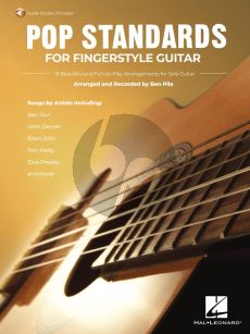 Pop Standards for Fingerstyle Guitar (Book with Audio online) (arr. Ben Pila)