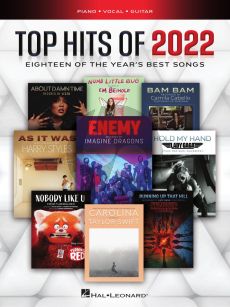 Top Hits of 2022 Piano-Vocal-Guitar