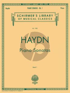 Haydn Piano Sonatas – Book 1 (edited by Karl Pasler)