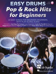 Easy Drums - Pop & Rock Hits for Beginners (Book with Audio online)