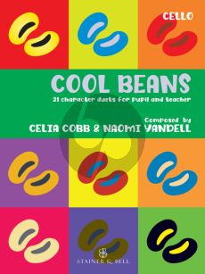 Cox-Yandell Cool Beans Cello Duets (21 character duets for pupil and teacher)