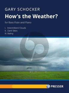 Schocker How's the Weather? for Bass Flute and Piano