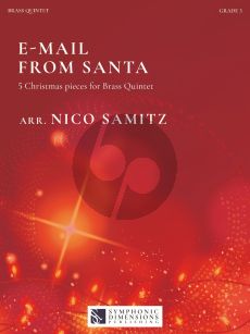 E-Mail from Santa for Brass Quintet (Score/Parts) (arr. Nico Samitz)