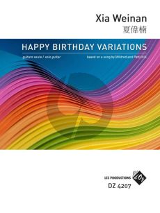 Weinan Happy Birthday Variations for Guitar solo