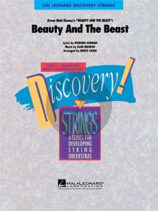 Menken Ashman Beauty and the Beast Discovery Strings Softcover String Orchestra Score and Parts (Arranged by Bruce Chase) (Level 2)
