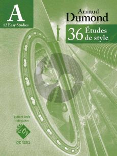 Dumond 36 Études de style - Book A Guitare