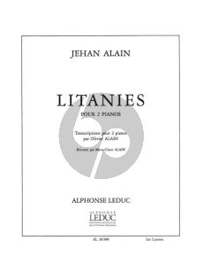 Alain Litanies pour 2 Piano's (transcr. par Olivier Alain)