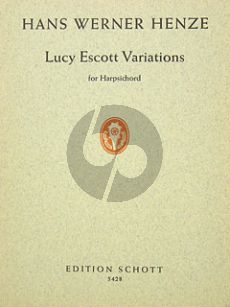 Henze Lucy Escott Variationen Harpsichord