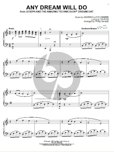 Any Dream Will Do (from Joseph and the Amazing Technicolor Dreamcoat) (arr. Phillip Keveren)