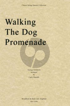 Gershwin Promenade (Walking the Dog) String Quartet (Score)