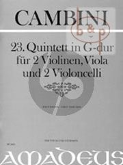 Quintet No.23 G-major (Score/Parts)