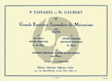 Taffanel-Gaubert 17 Grands Etudes Journaliers et de Mecanisme Flute