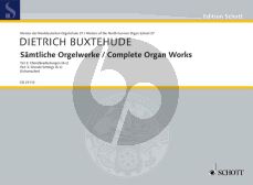 Buxtehude Samtliche Orgelwerke Vol.3 Choralbearbeitungen A-L (edited by Claudia Schumacher)