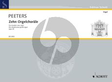 Peeters 10 Orgelchorale Op. 39