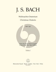 Bach Weihnachts Oratorium BWV 248 Soli-Chor-Orch. Violine 1