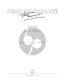 Barraque Sonate pour Piano (edited by Heribert Henrich)