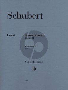 Schubert Sonaten Vol.2 Klavier (Herausgeber Paul Mies - Fingerzatz Hans-Martin Theopold) (Henle-Urtext)