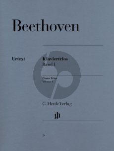 Beethoven Klaviertrios Vol. 1 Partitur und Stimmen (Herausgebers Günter Raphael - Walther Lampe) (Henle-Urtext)
