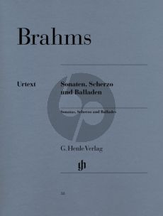 Brahms Sonaten-Scherzo & Ballades Piano solo (edited and fingering by W.Georgii) (Henle-Urtext)