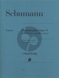 Schumann Fantasiestucke Op.73 fur Klarintte und Klavier (mit Klarinette Stimme in A und Bb) (Henle-Urtext)