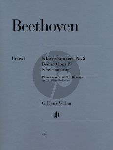 Beethoven Concerto No.2 Op.19 B-flat major (Piano-Orch.) (reduction for 2 Piano's) (edited by Hans Kahn) (Henle-Urtext)