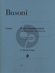 Busoni Fruhe Charakterstucke (Meerwein/Schilde) (Henle-Urtext)