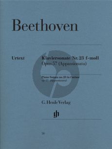 Beethoven Sonate F-Moll Op.57 (Apassionata) (Henle-Urtext)